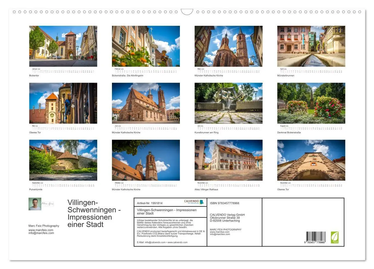 Bild: 9783457778968 | Villingen-Schwenningen - Impressionen einer Stadt (Wandkalender...