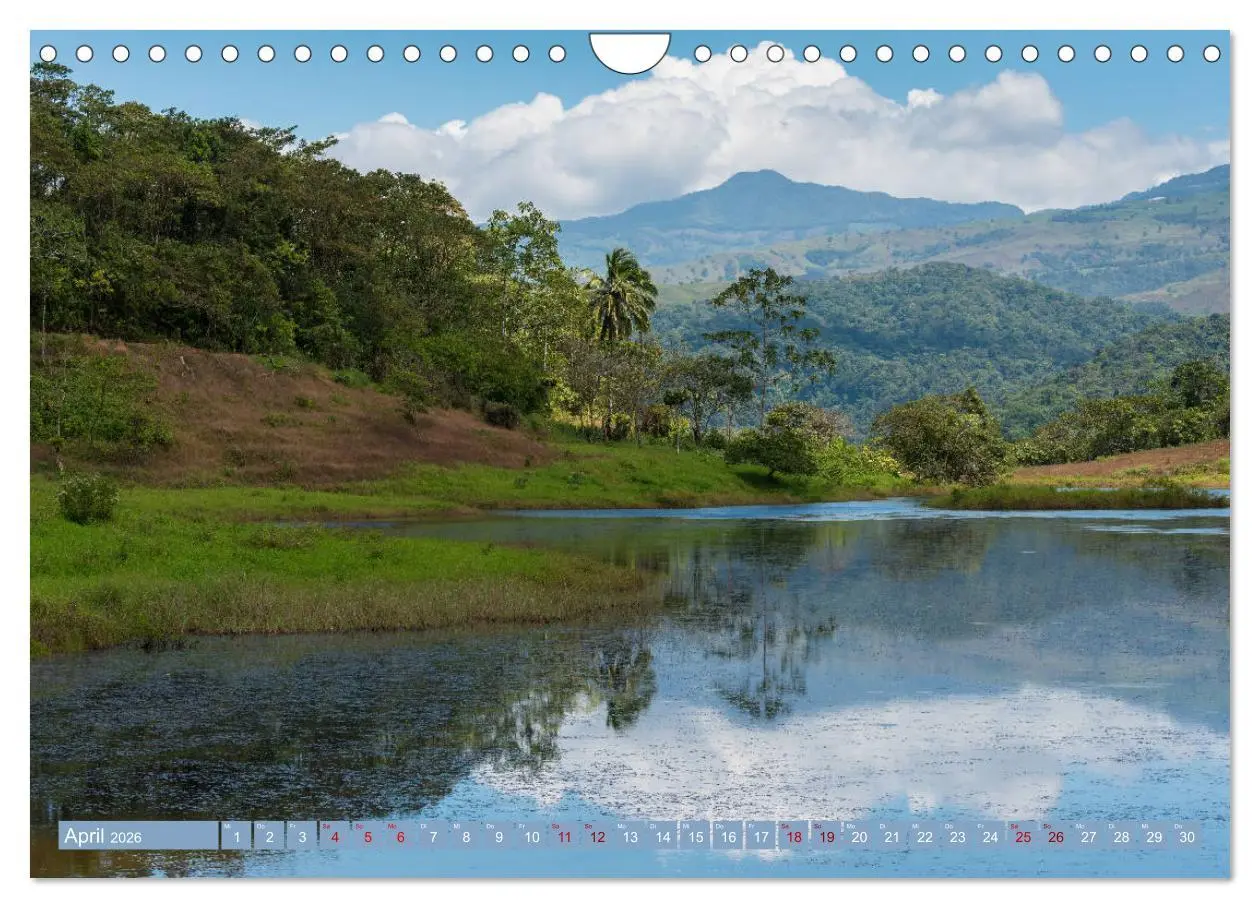 Bild: 9783457848968 | Farbenfrohes Costa Rica (Wandkalender 2026 DIN A4 quer), CALVENDO...