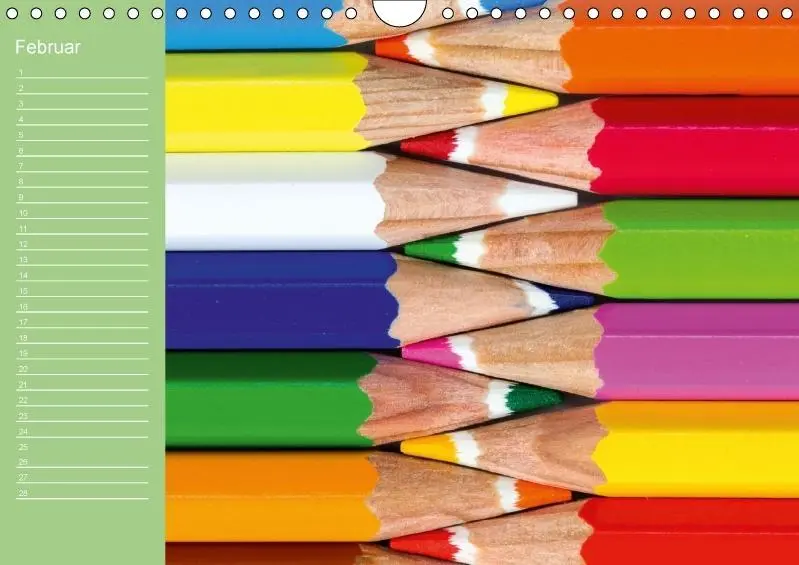 Bild: 9783664828968 | Die bunte Welt der Stifte - Geburtstagskalender (Wandkalender...