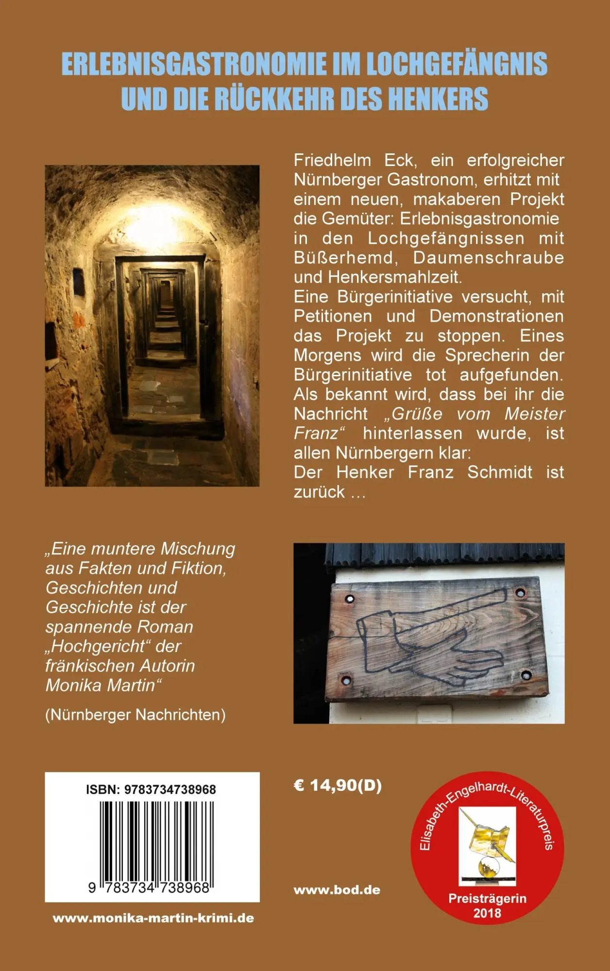 Rückseite: 9783734738968 | Hochgericht | Charlotte Gerlachs erster Fall | Monika Martin | Buch