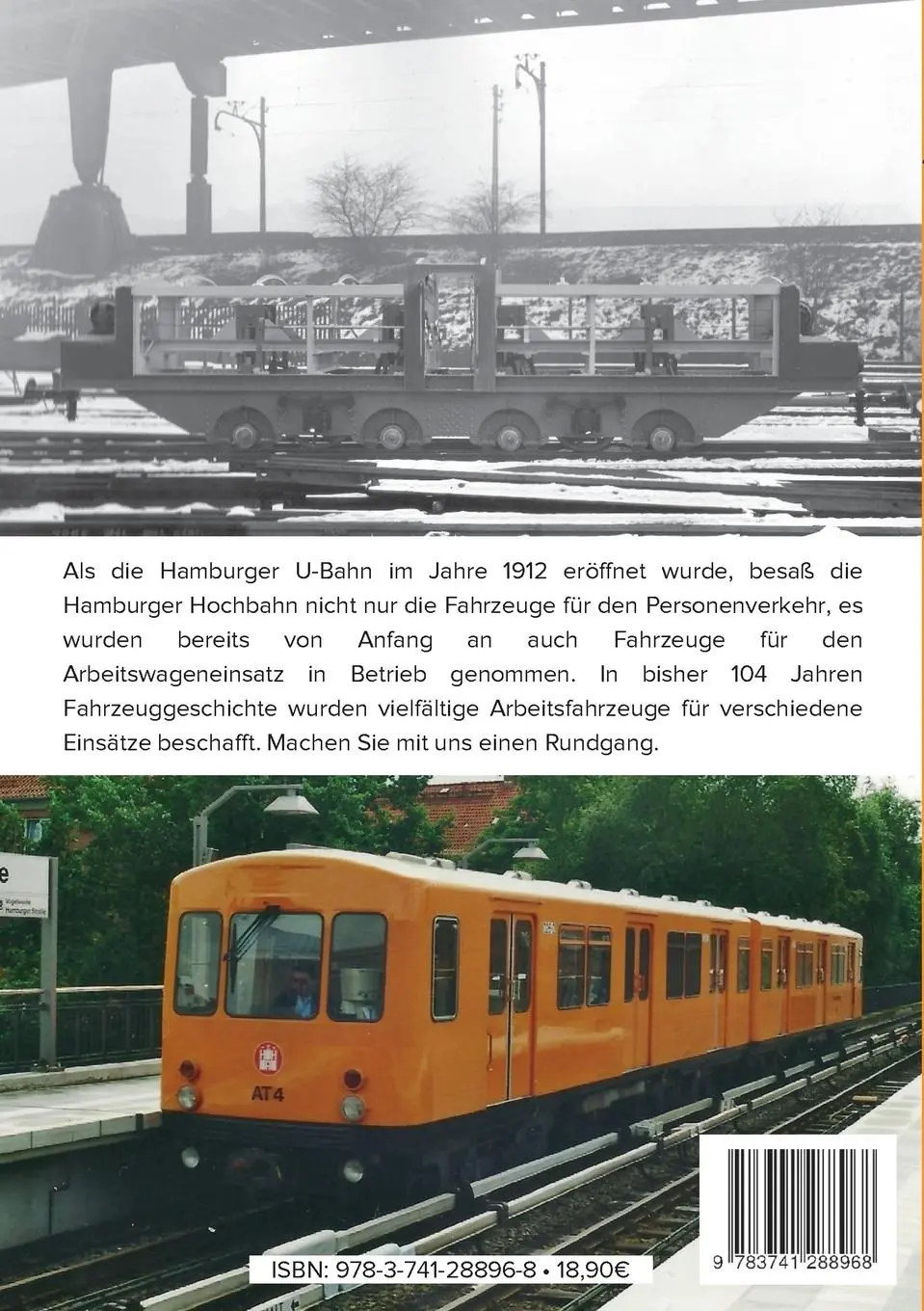 Rückseite: 9783741288968 | Fahrzeuge der Hamburger U-Bahn: Arbeitsfahrzeuge | 1912-2016 | Buch