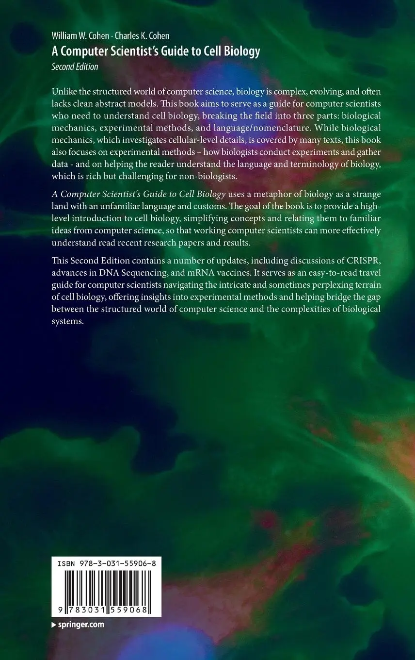 Rückseite: 9783031559068 | A Computer Scientist's Guide to Cell Biology | Cohen (u. a.) | Buch