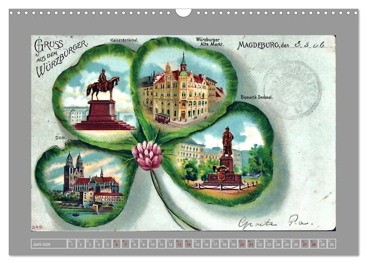 Bild: 9783457289068 | Gruß aus Magdeburg (Wandkalender 2026 DIN A3 quer), CALVENDO...