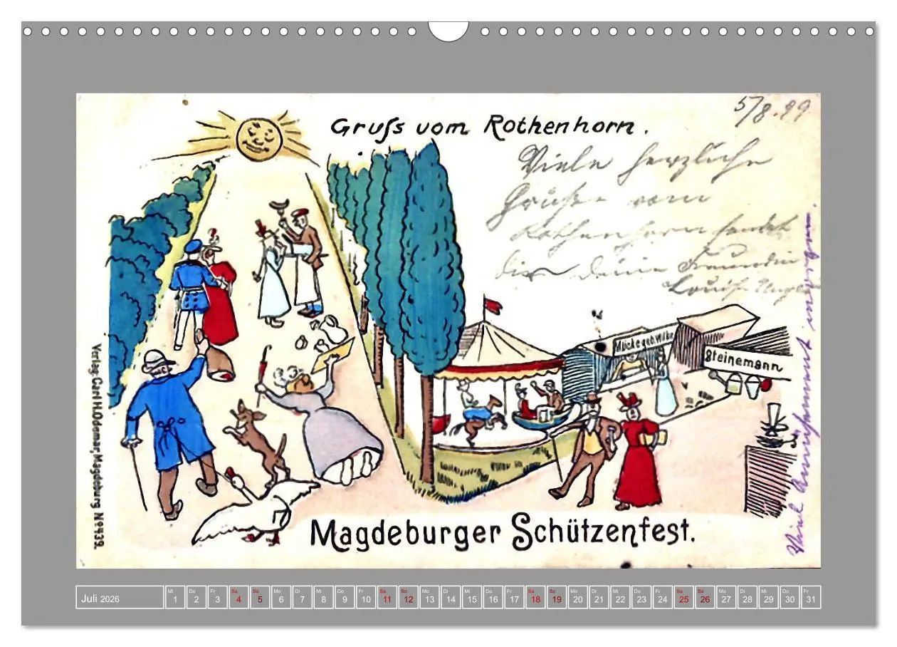 Bild: 9783457289068 | Gruß aus Magdeburg (Wandkalender 2026 DIN A3 quer), CALVENDO...