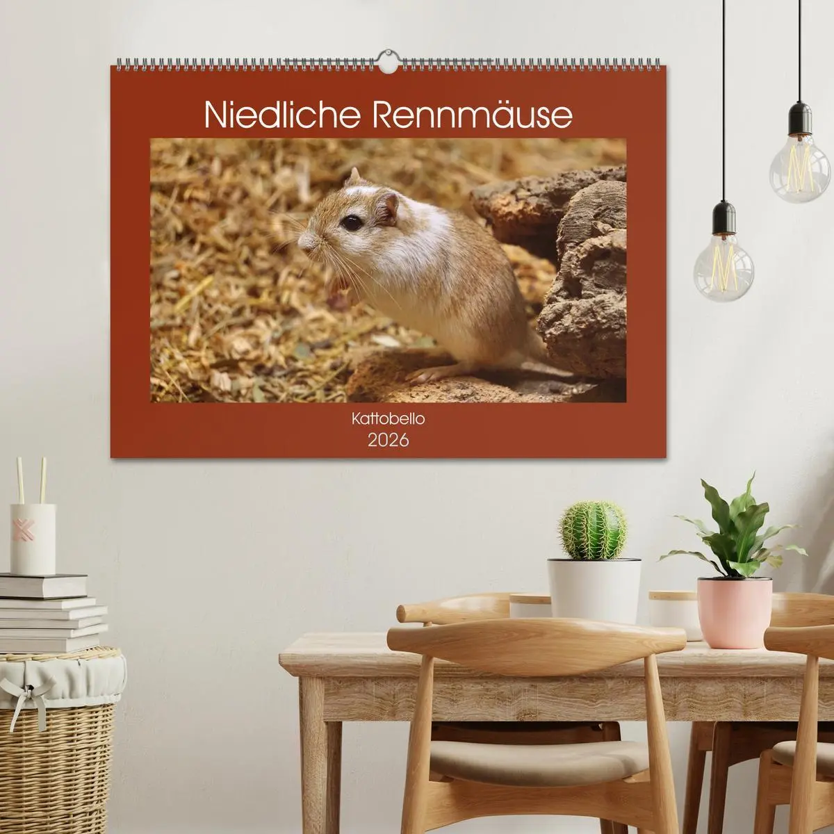 Bild: 9783457739068 | Niedliche Rennmäuse (Wandkalender 2026 DIN A2 quer), CALVENDO...