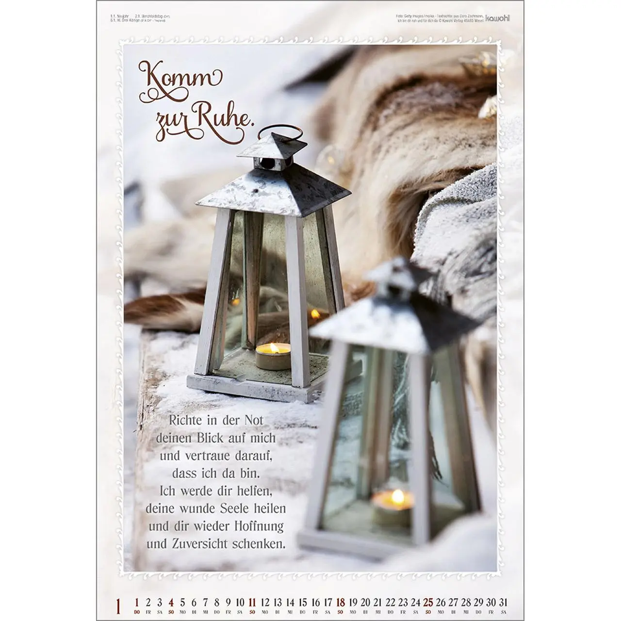Bild: 9783754809068 | Ich bin da, dir ganz nah 2026 | Doro Zachmann | Kalender | 14 S.