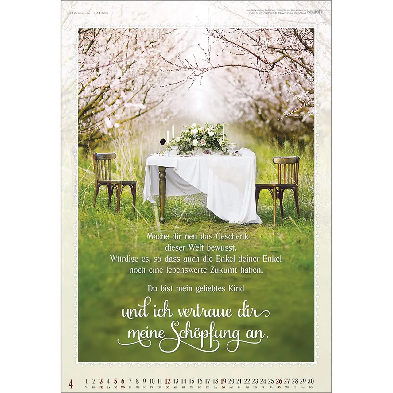 Bild: 9783754809068 | Ich bin da, dir ganz nah 2026 | Doro Zachmann | Kalender | 14 S.