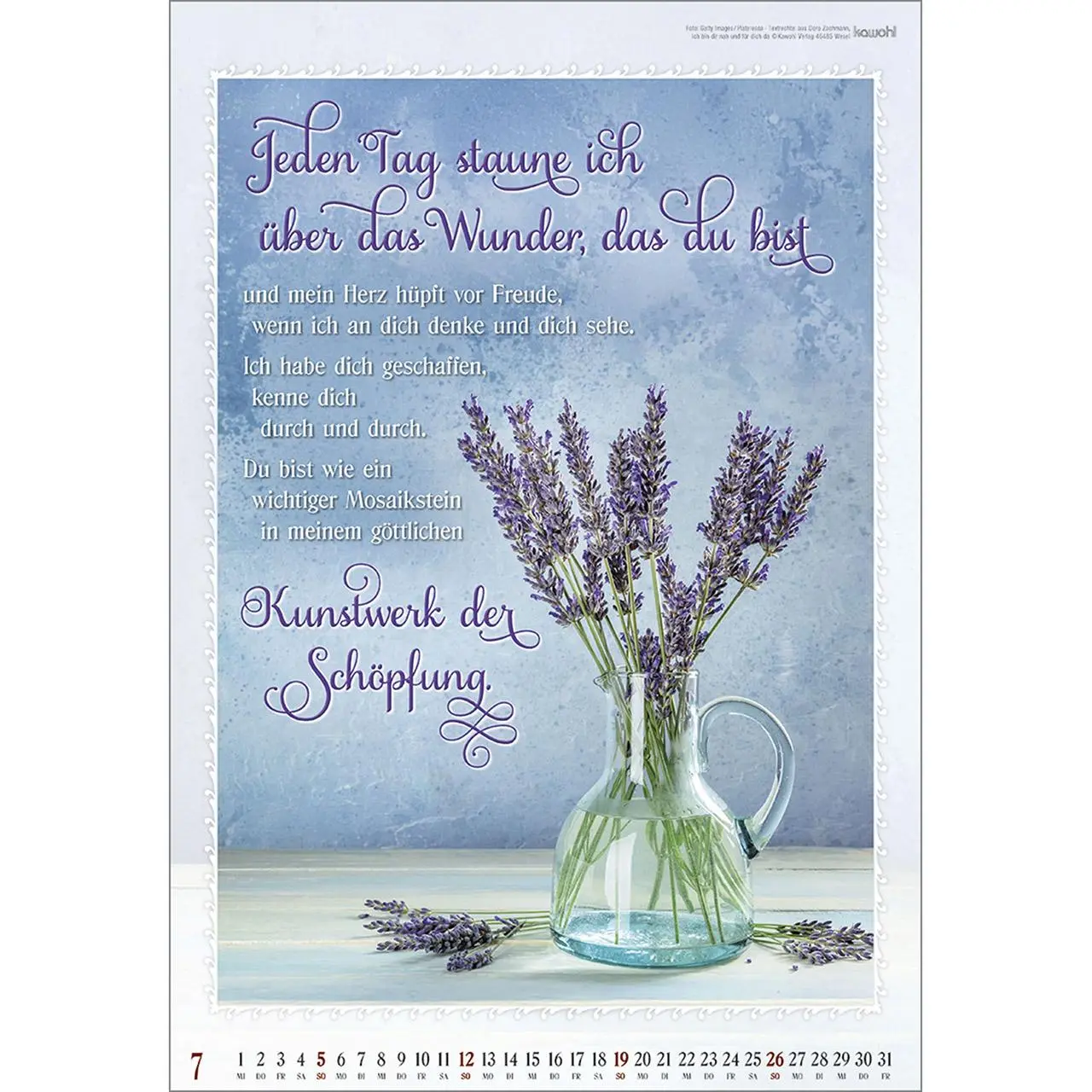 Bild: 9783754809068 | Ich bin da, dir ganz nah 2026 | Doro Zachmann | Kalender | 14 S.