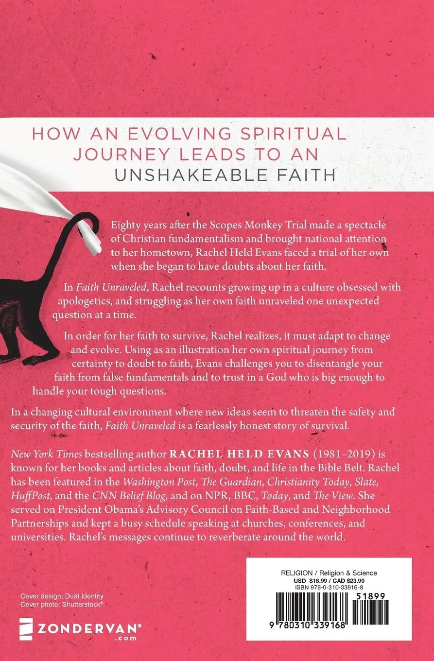 Rückseite: 9780310339168 | Faith Unraveled | Rachel Held Evans | Taschenbuch | Englisch | 2014