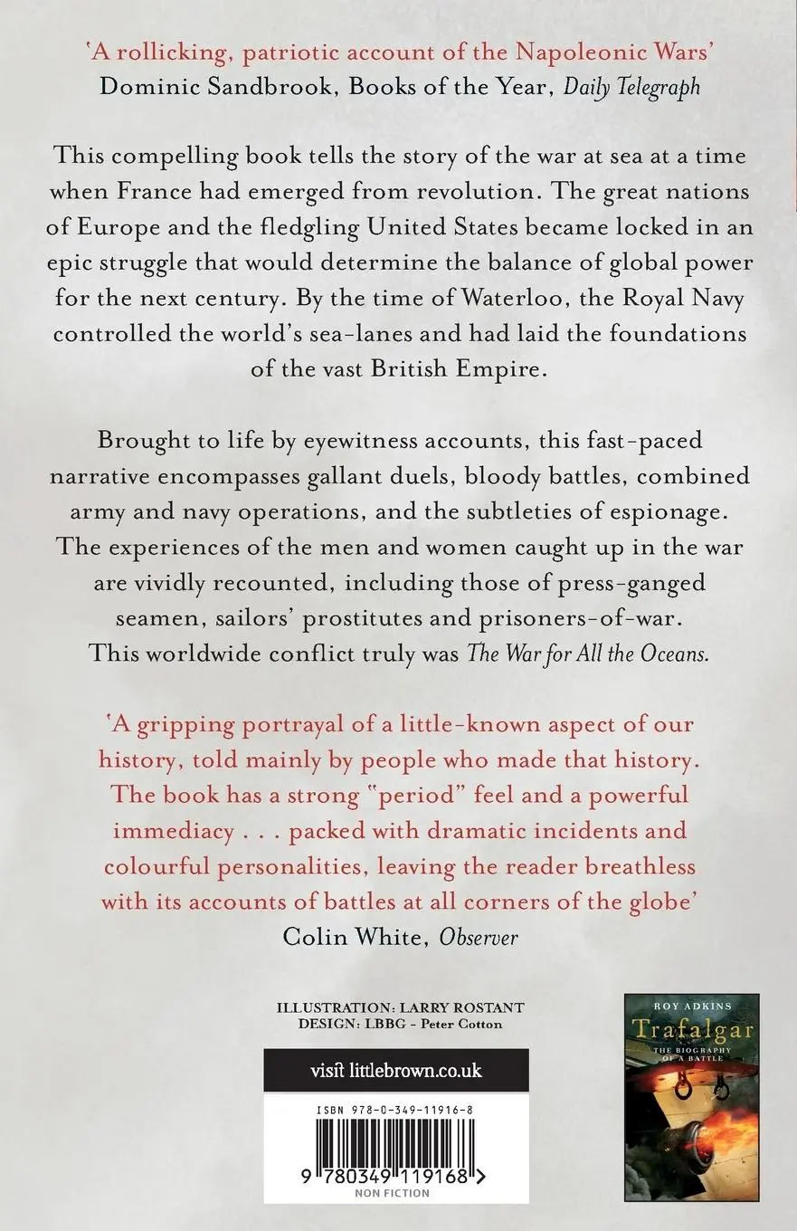 Rückseite: 9780349119168 | The War For All The Oceans | Roy Adkins (u. a.) | Taschenbuch | 2007
