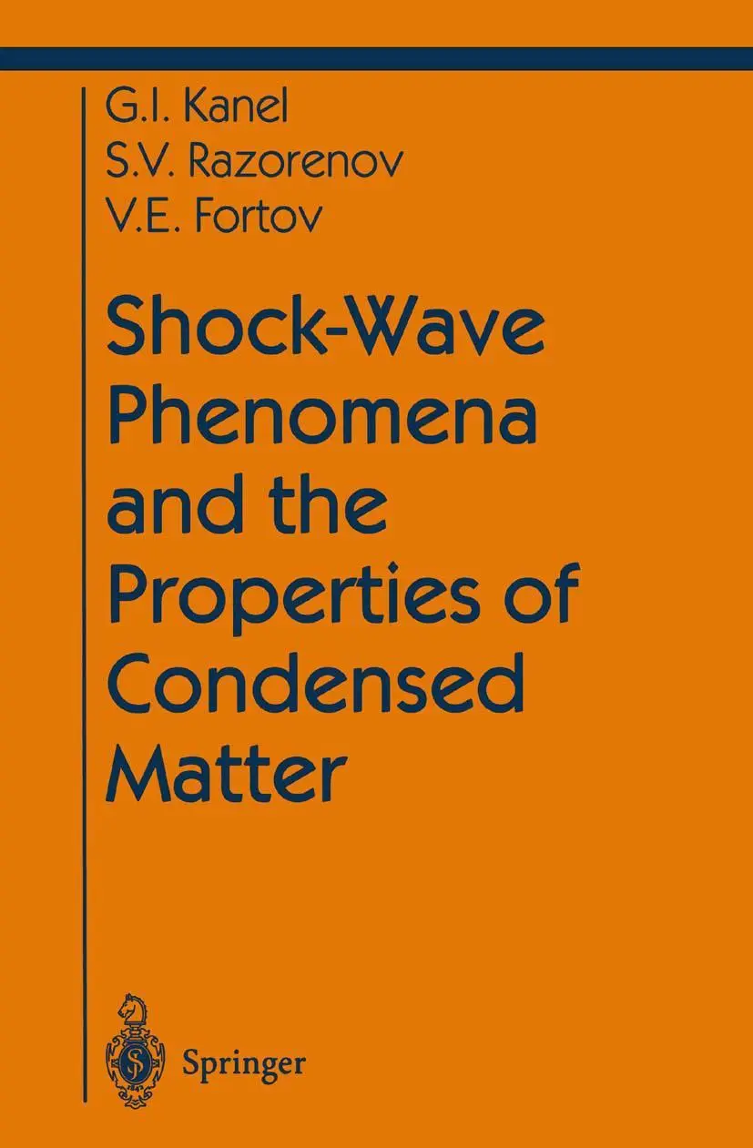 Cover: 9781441919168 | Shock-Wave Phenomena and the Properties of Condensed Matter | Buch