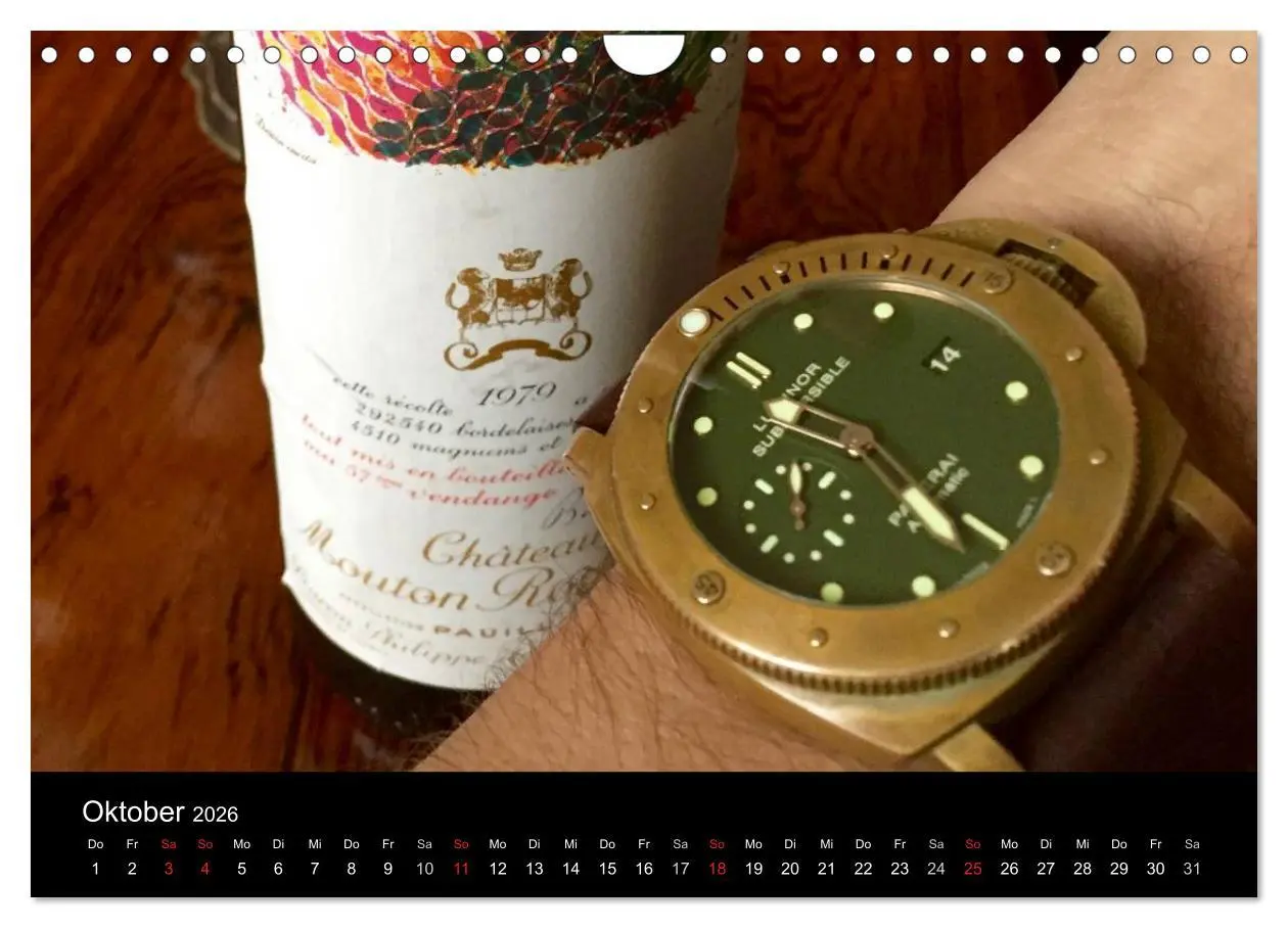 Bild: 9783457969168 | Armbanduhren reisen um die Welt (Wandkalender 2026 DIN A4 quer),...