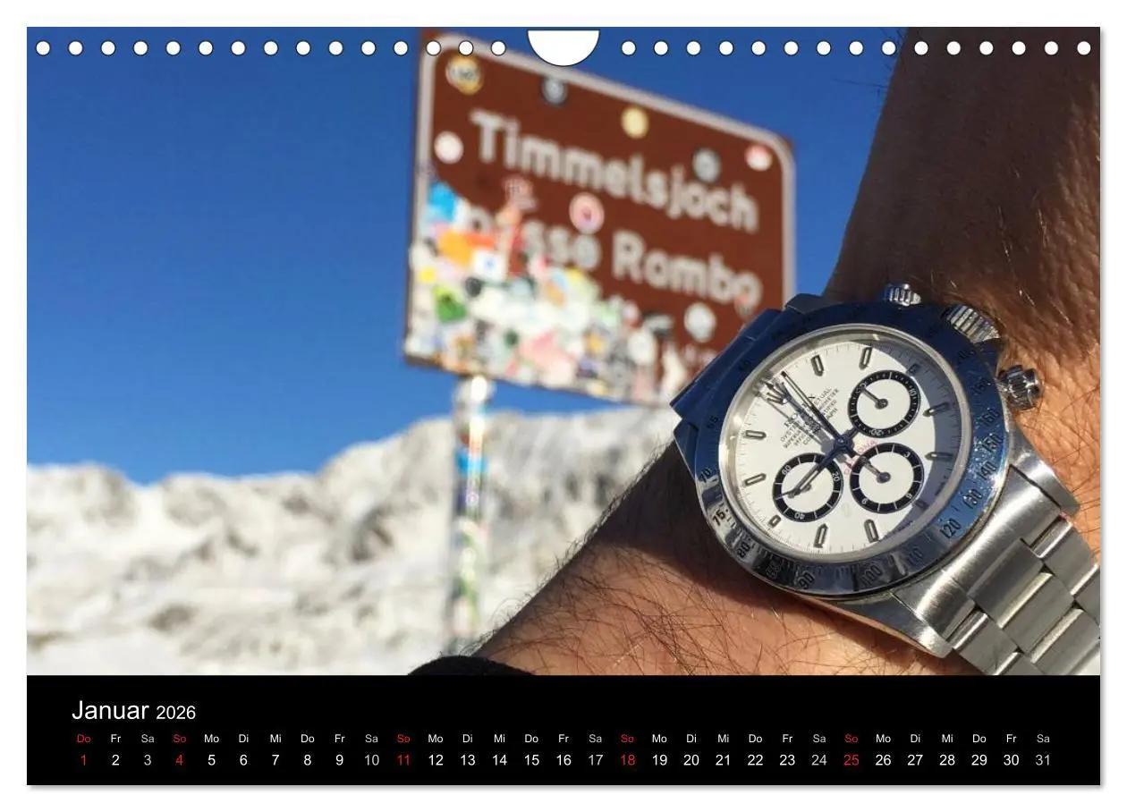 Bild: 9783457969168 | Armbanduhren reisen um die Welt (Wandkalender 2026 DIN A4 quer),...