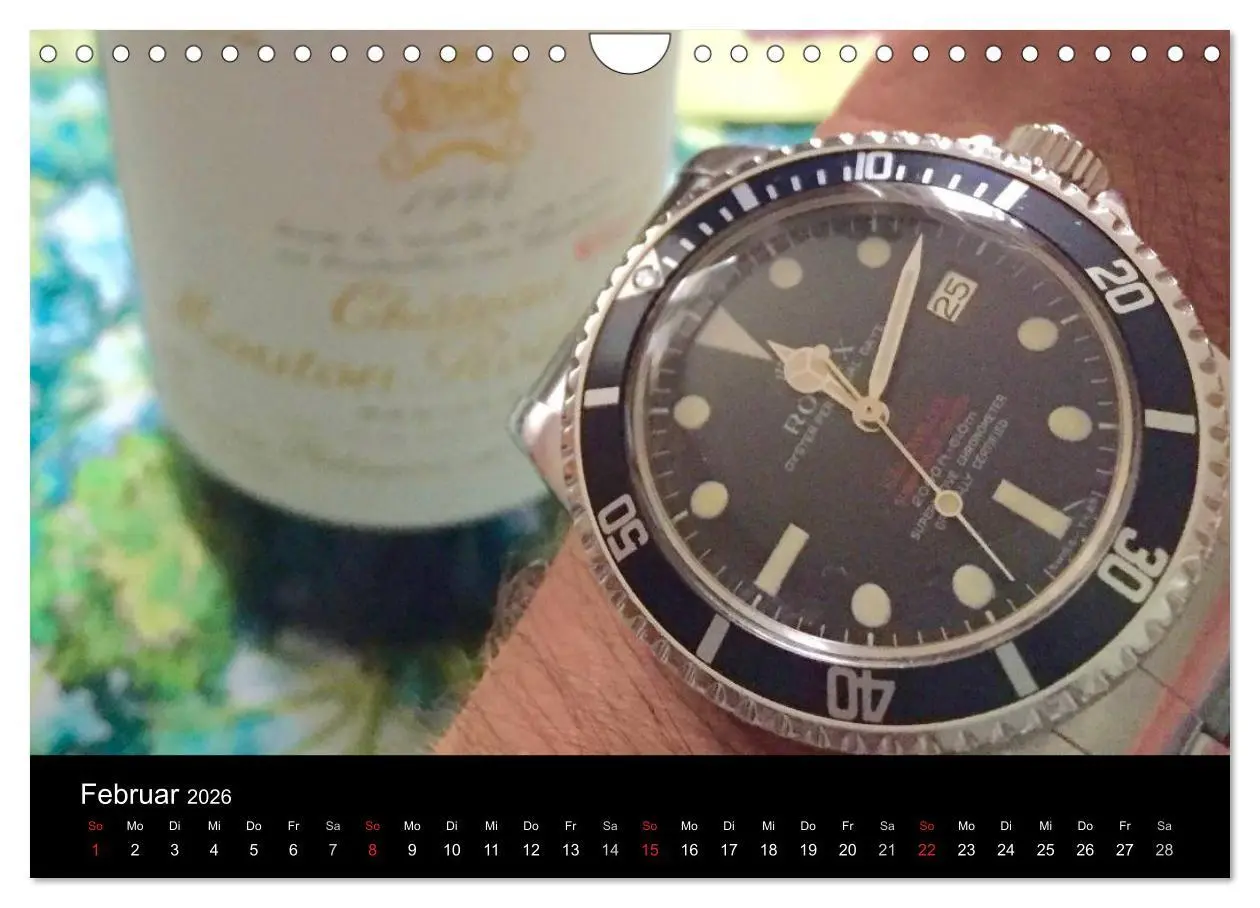 Bild: 9783457969168 | Armbanduhren reisen um die Welt (Wandkalender 2026 DIN A4 quer),...