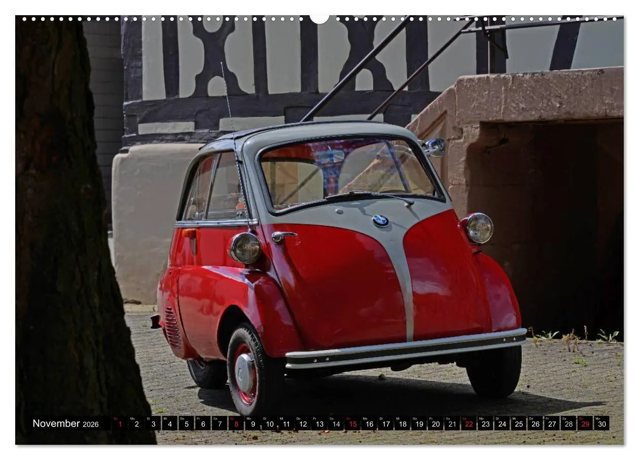Bild: 9783516129168 | BMW Isetta - Die Knutschkugel (Wandkalender 2026 DIN A2 quer),...