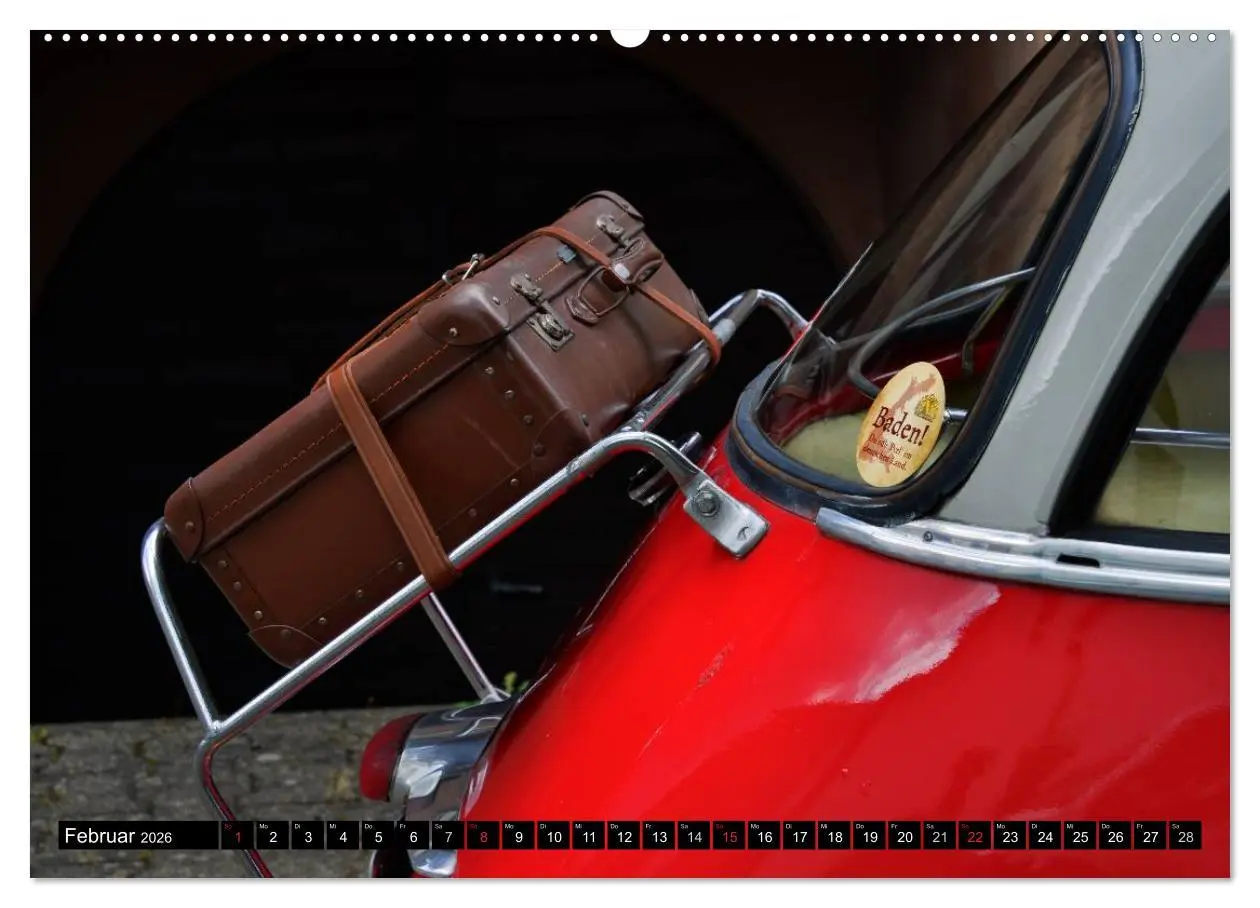 Bild: 9783516129168 | BMW Isetta - Die Knutschkugel (Wandkalender 2026 DIN A2 quer),...