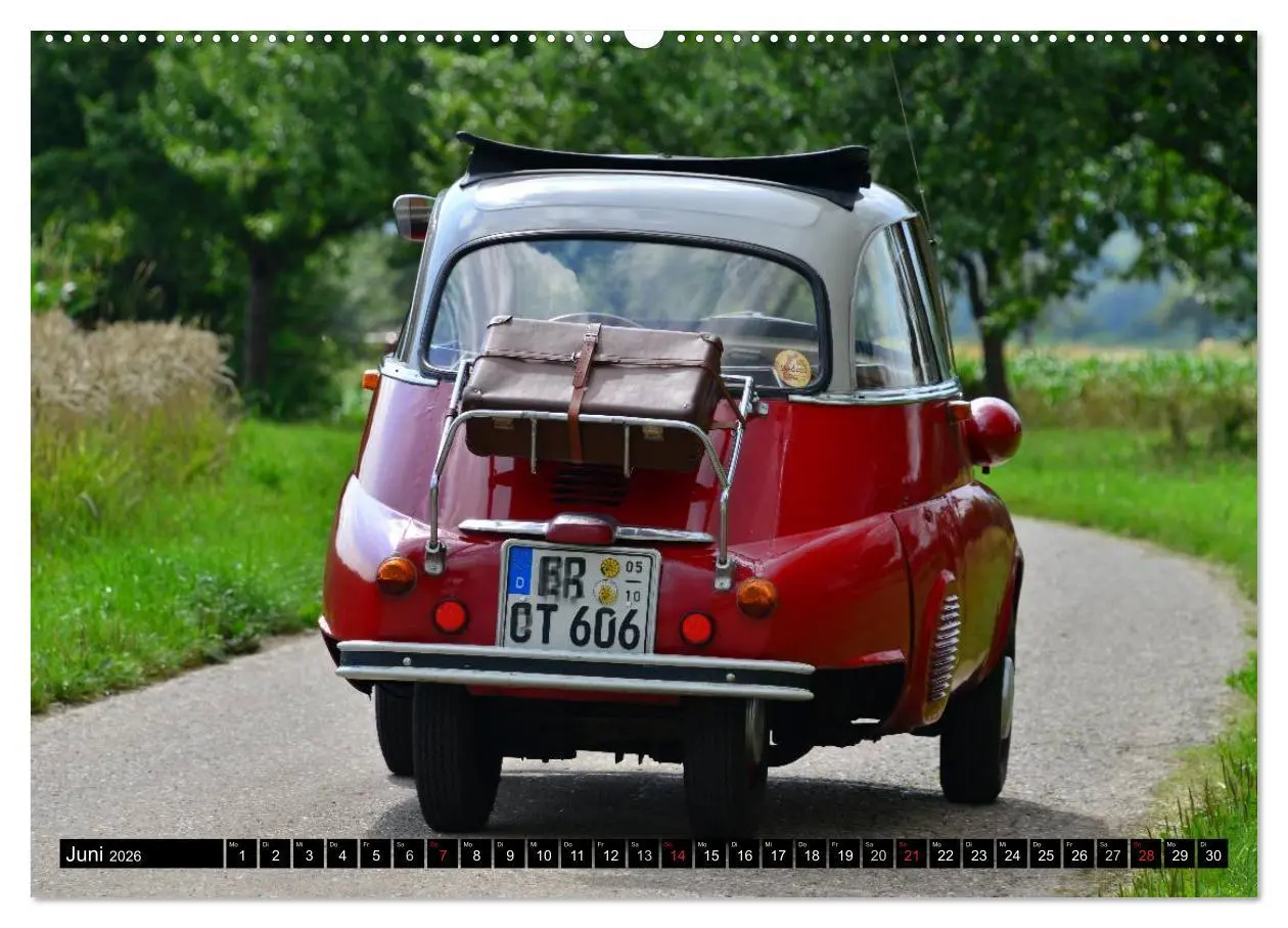 Bild: 9783516129168 | BMW Isetta - Die Knutschkugel (Wandkalender 2026 DIN A2 quer),...