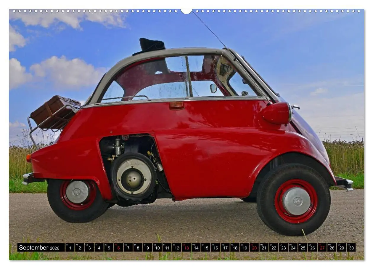 Bild: 9783516129168 | BMW Isetta - Die Knutschkugel (Wandkalender 2026 DIN A2 quer),...