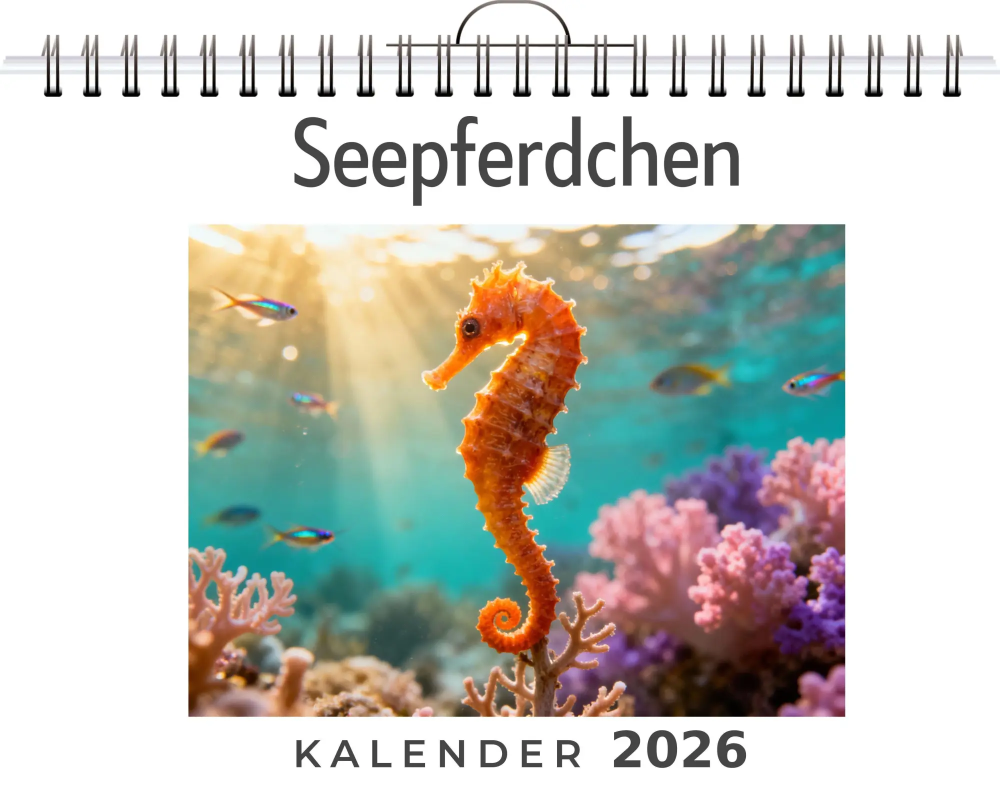 Cover: 9783695329168 | Seepferdchen | Clara Günther | Kalender | Deutsch | 2026 | FlipFlop