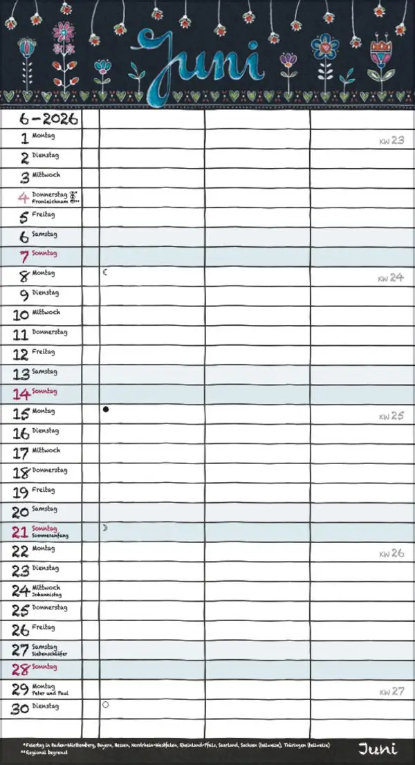 Bild: 9783731889168 | Tafeltimer für 2 mit Zetteltasche 2026 | Verlag Korsch | Kalender