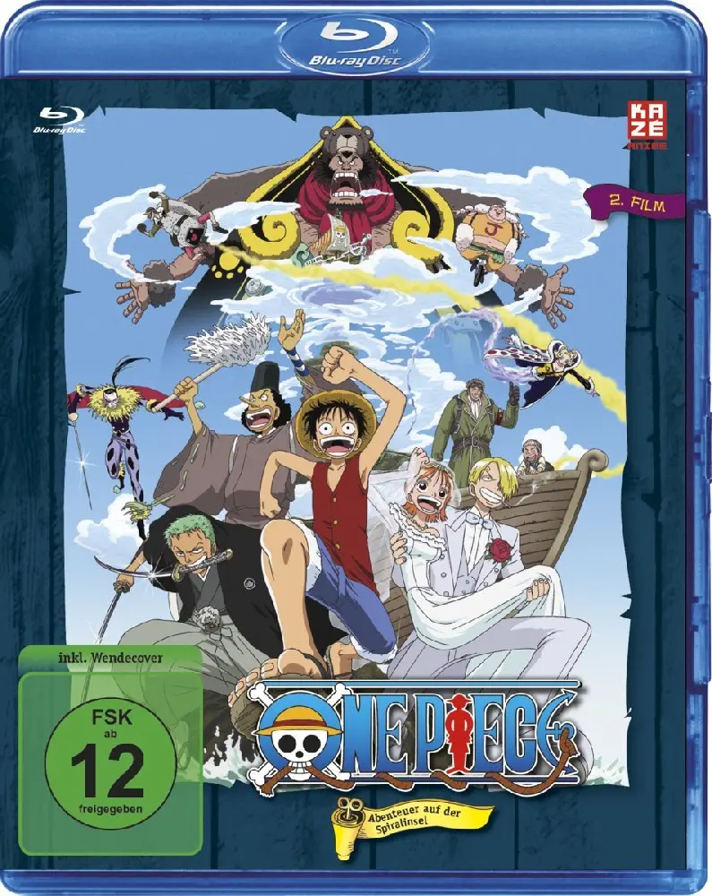 One Piece - 2.Film: Abenteuer auf der Spiralinsel!,1 Blu-ray