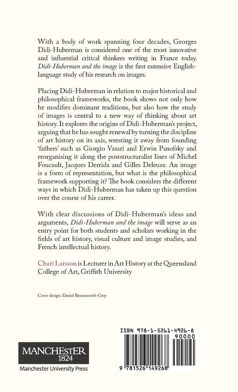 Rückseite: 9781526149268 | Didi-Huberman and the image | Chari Larsson | Buch | Englisch | 2020