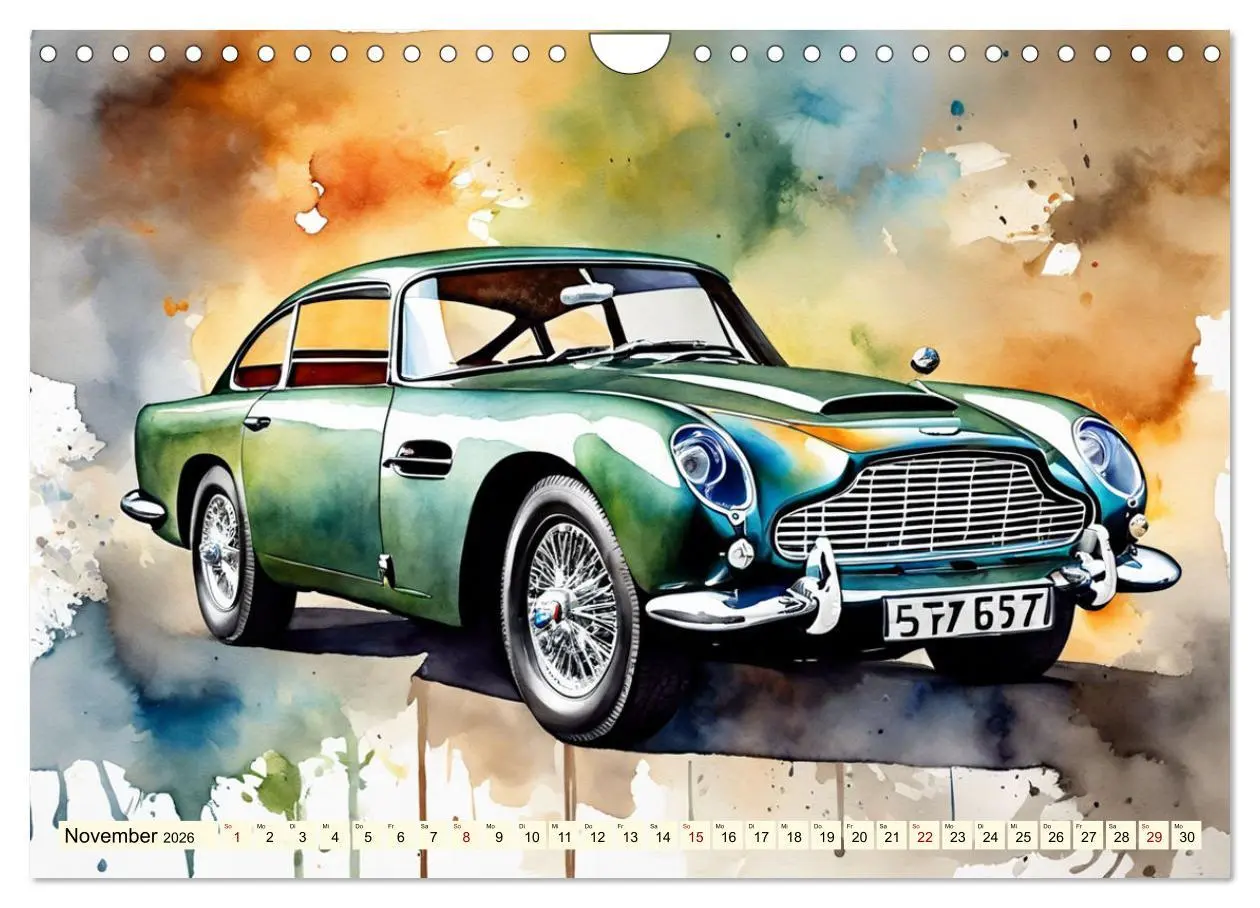 Bild: 9783457339268 | Oldtimer - Kultmodelle aus den 1960er Jahren (Wandkalender 2026 DIN...