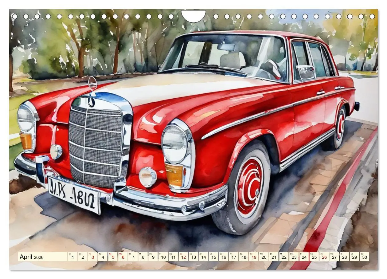 Bild: 9783457339268 | Oldtimer - Kultmodelle aus den 1960er Jahren (Wandkalender 2026 DIN...