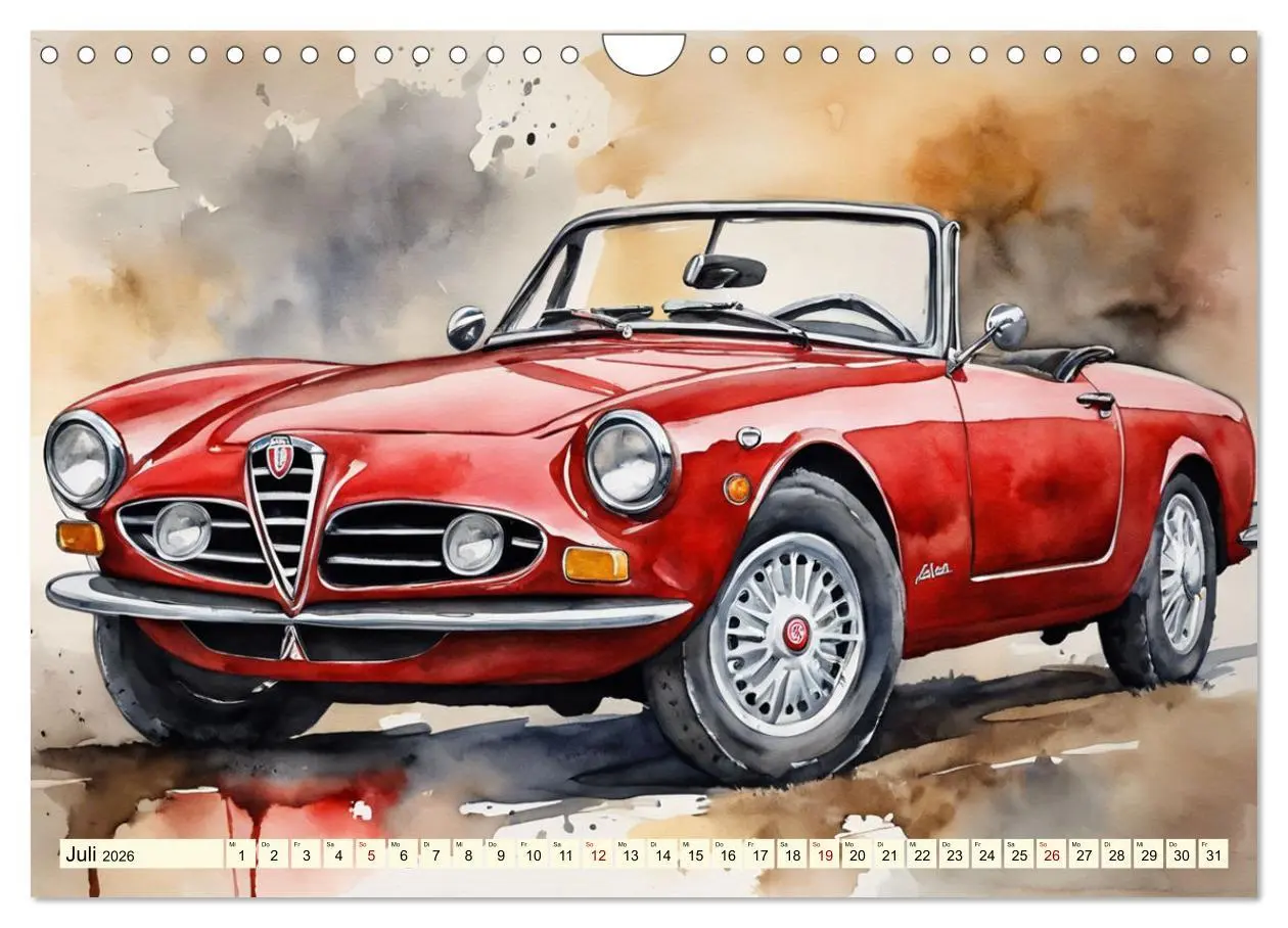 Bild: 9783457339268 | Oldtimer - Kultmodelle aus den 1960er Jahren (Wandkalender 2026 DIN...