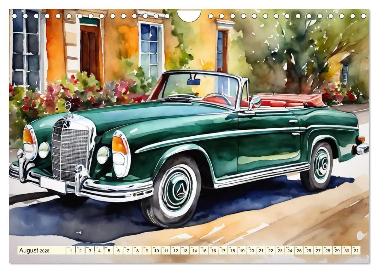Bild: 9783457339268 | Oldtimer - Kultmodelle aus den 1960er Jahren (Wandkalender 2026 DIN...