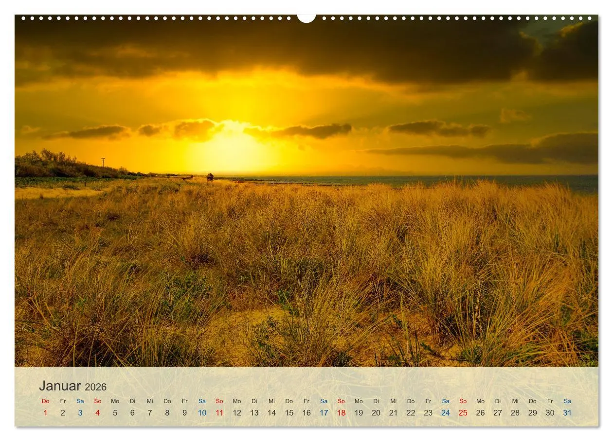 Bild: 9783457649268 | Wenn die Sonne unter geht (Wandkalender 2026 DIN A2 quer), CALVENDO...