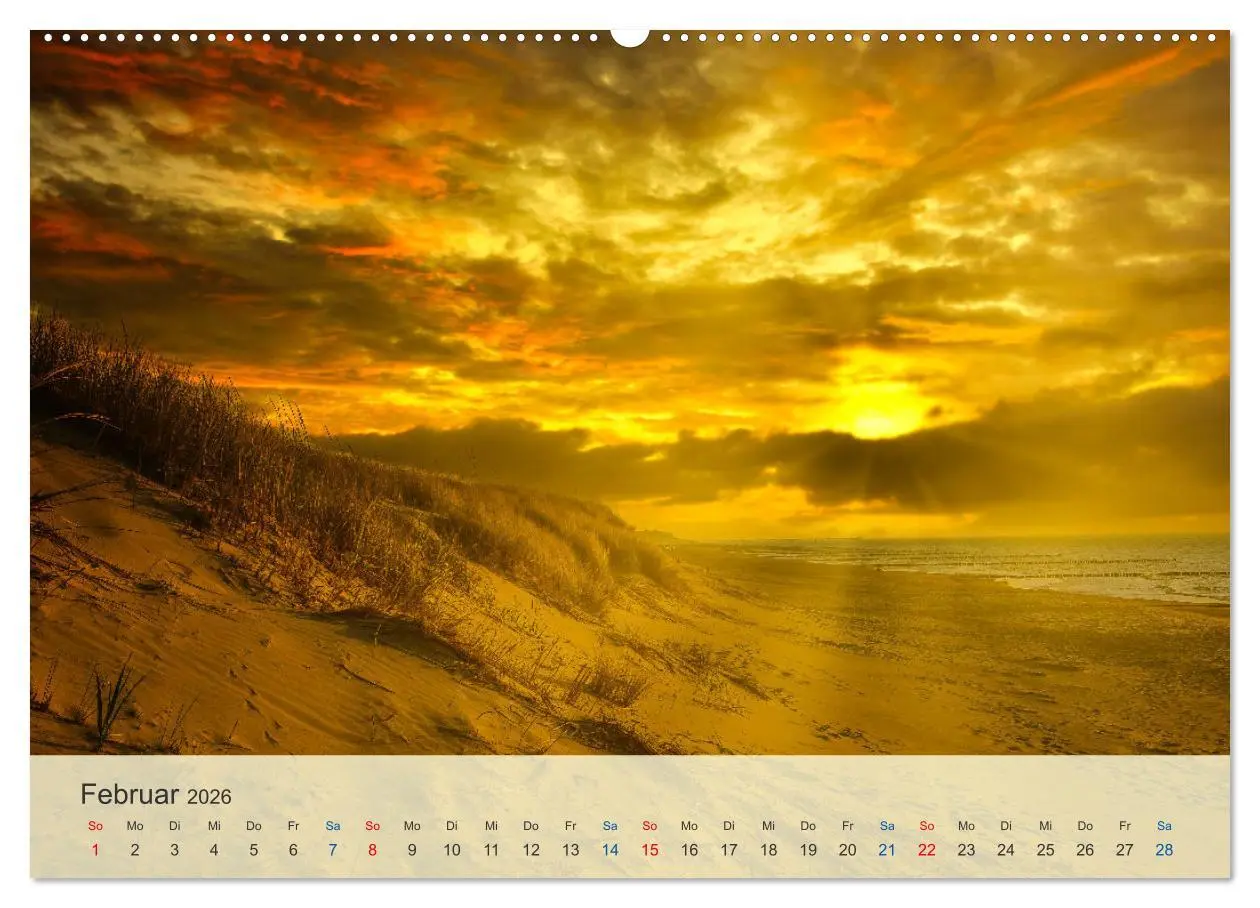 Bild: 9783457649268 | Wenn die Sonne unter geht (Wandkalender 2026 DIN A2 quer), CALVENDO...