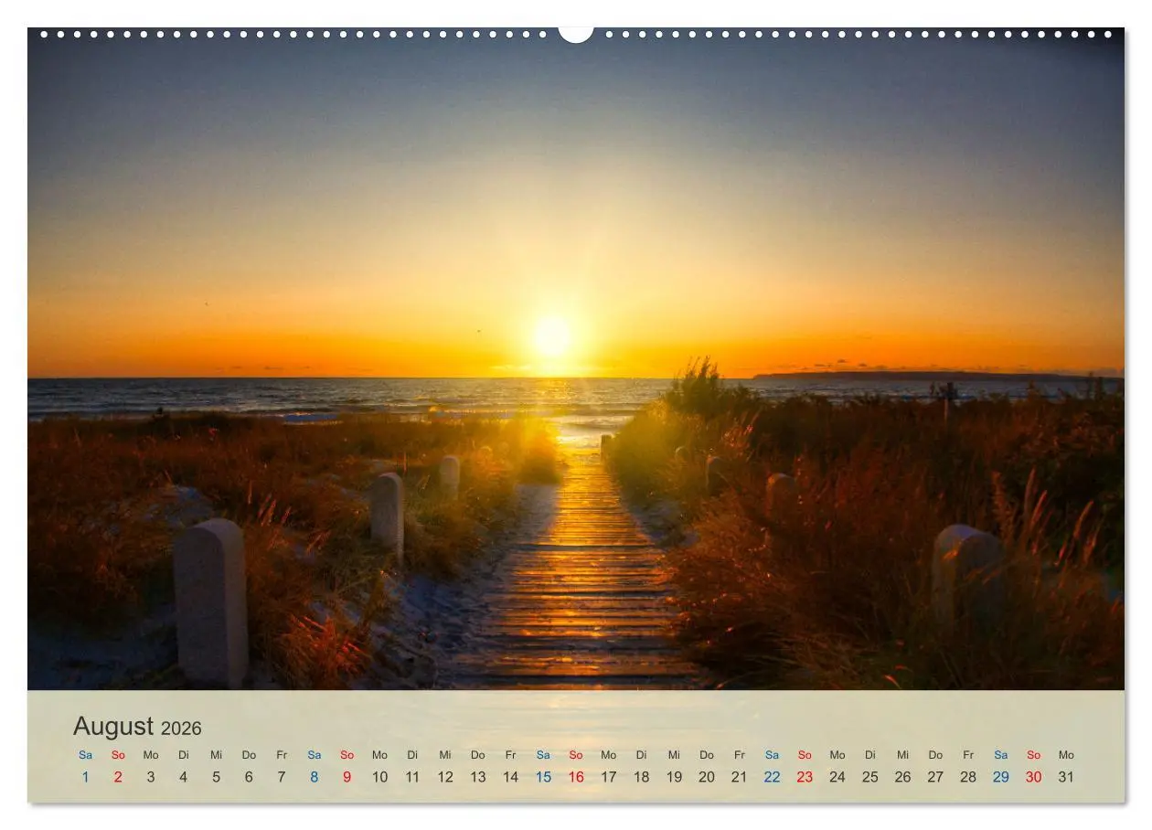 Bild: 9783457649268 | Wenn die Sonne unter geht (Wandkalender 2026 DIN A2 quer), CALVENDO...