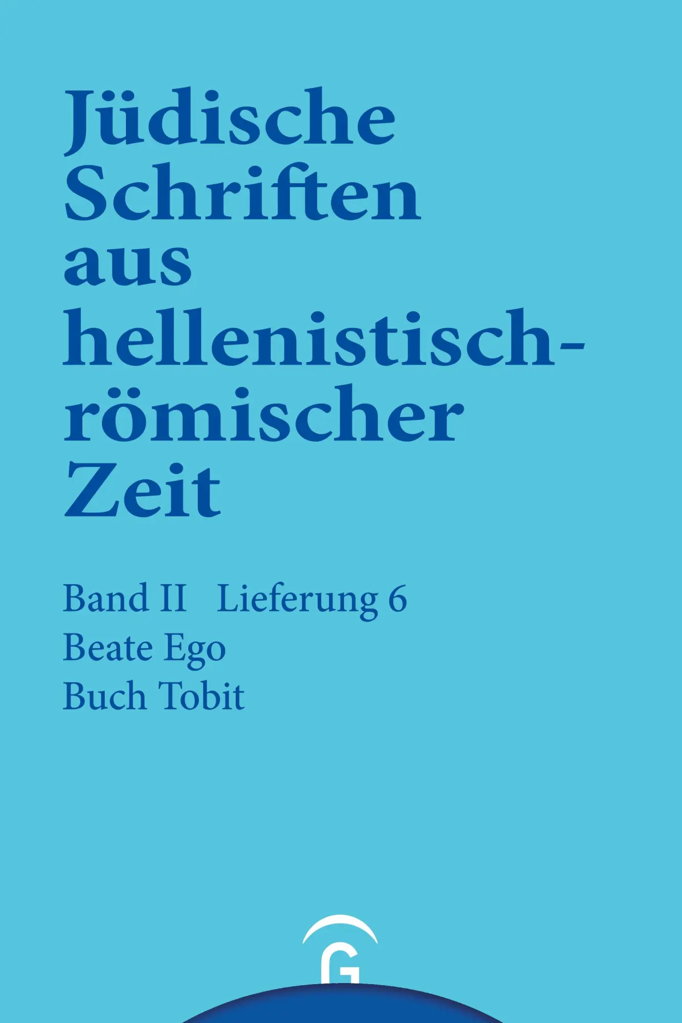 Cover: 9783579039268 | Buch Tobit | Beate Ego | Taschenbuch | Paperback | 144 S. | Deutsch