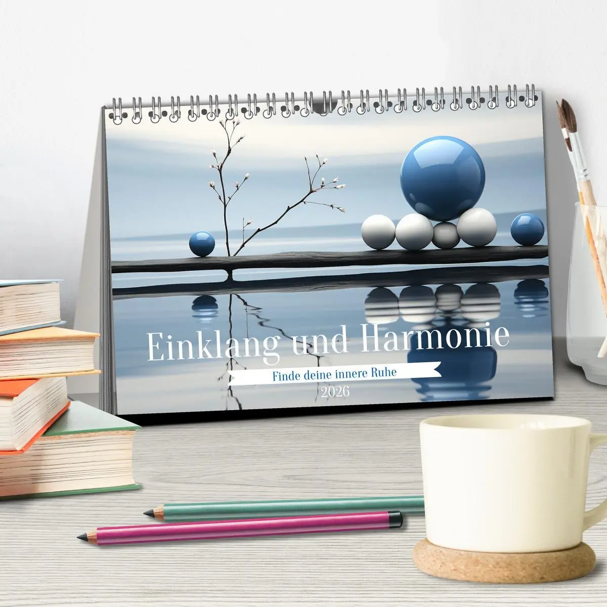 Bild: 9783457499368 | Einklang und Harmonie (Tischkalender 2026 DIN A5 quer), CALVENDO...