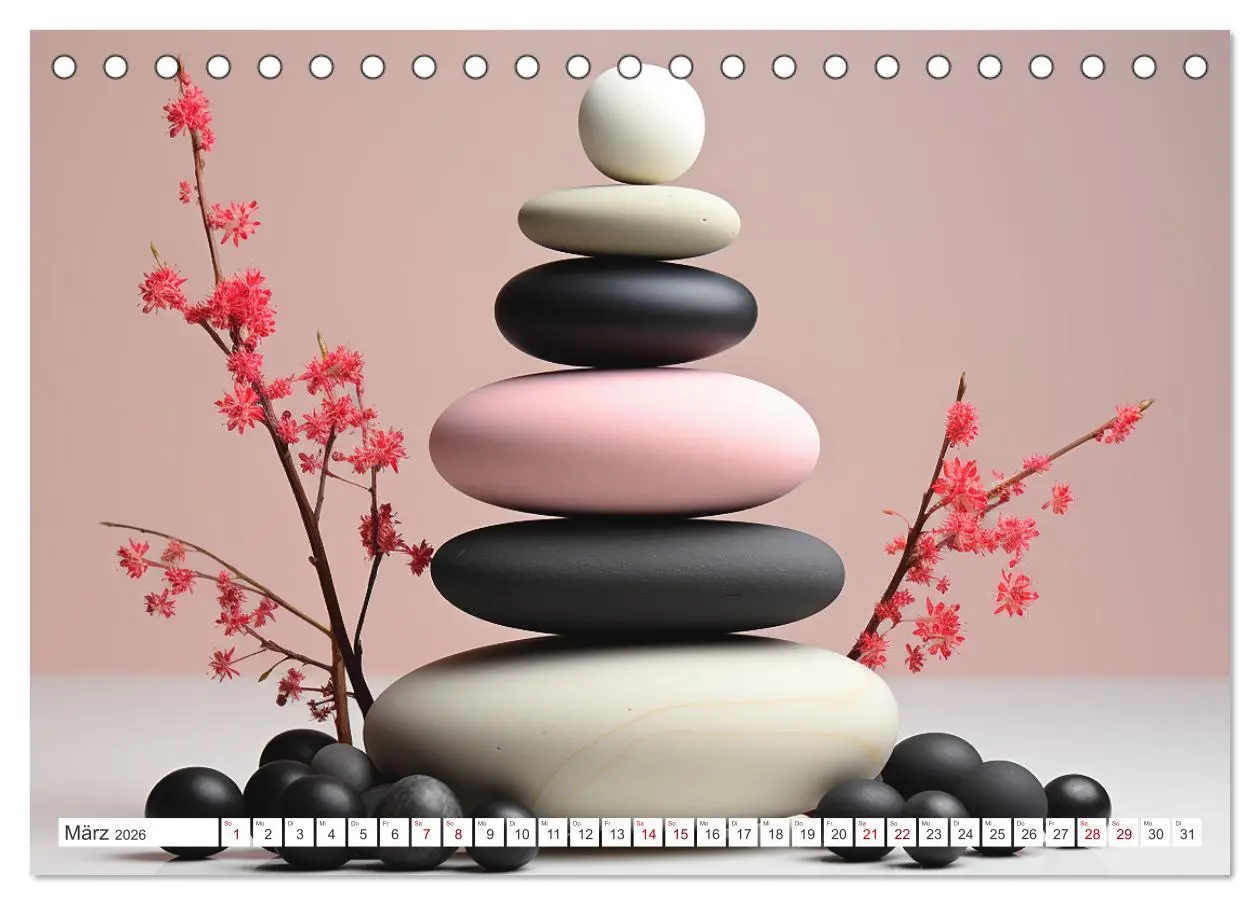 Bild: 9783457499368 | Einklang und Harmonie (Tischkalender 2026 DIN A5 quer), CALVENDO...