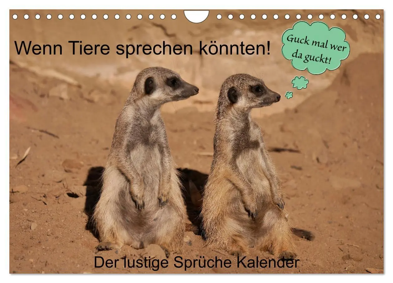 Cover: 9783457639368 | Wenn Tiere sprechen könnten! Der lustige Sprüche Kalender...