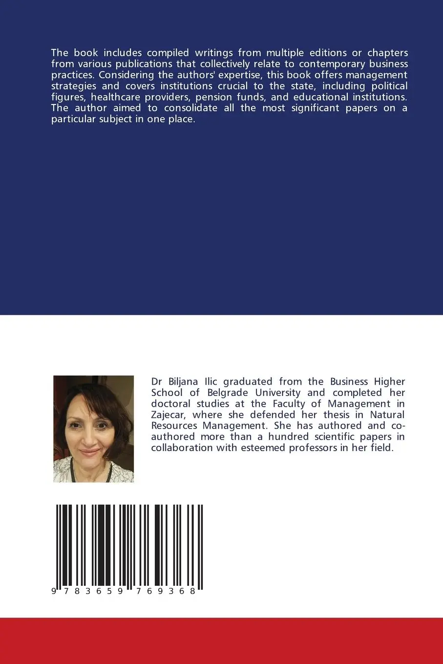 Rückseite: 9783659769368 | Determinants of Modern Business: A Descriptive Analysis | Ili¿ (u. a.)