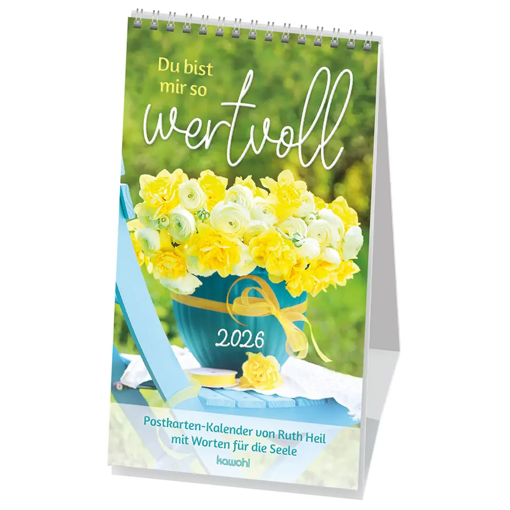 Cover: 9783754879368 | Du bist mir so wertvoll 2026 | Postkarten-Kalender von Ruth Heil