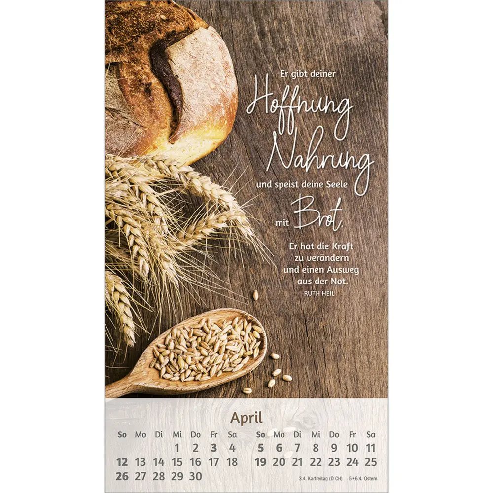 Bild: 9783754879368 | Du bist mir so wertvoll 2026 | Postkarten-Kalender von Ruth Heil