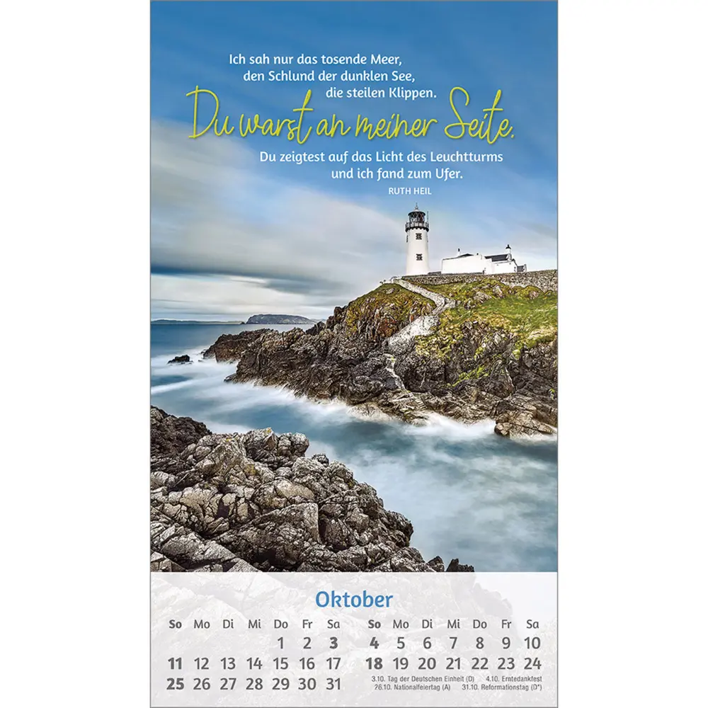 Bild: 9783754879368 | Du bist mir so wertvoll 2026 | Postkarten-Kalender von Ruth Heil