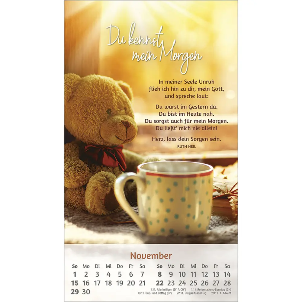 Bild: 9783754879368 | Du bist mir so wertvoll 2026 | Postkarten-Kalender von Ruth Heil