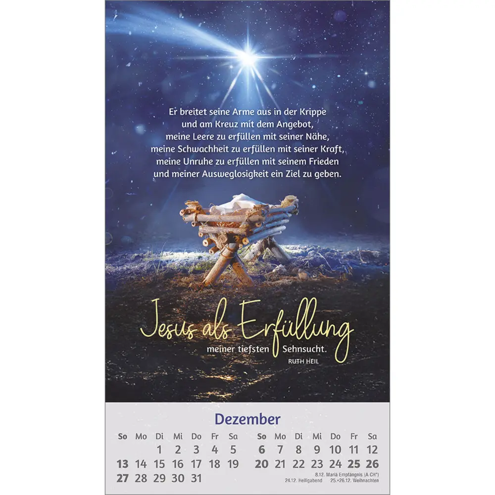 Bild: 9783754879368 | Du bist mir so wertvoll 2026 | Postkarten-Kalender von Ruth Heil