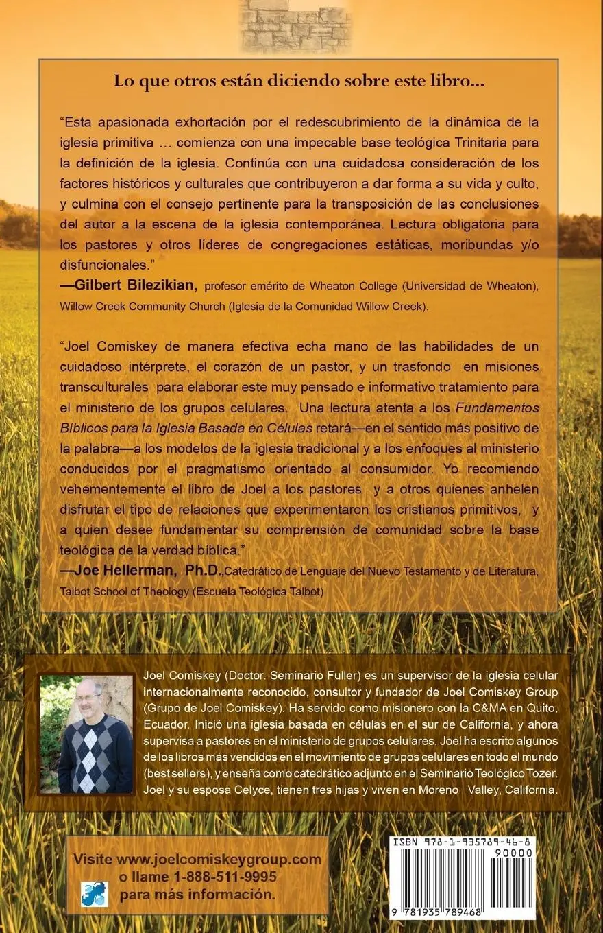 Rückseite: 9781935789468 | Fundamentos Bíblicos para la Iglesia Basada en Células | Joel Comiskey