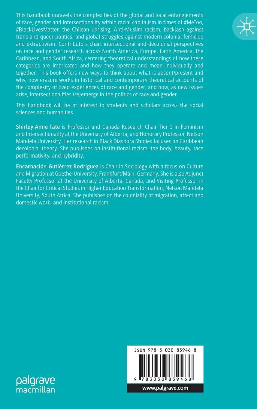 Rückseite: 9783030839468 | The Palgrave Handbook of Critical Race and Gender | Rodríguez (u. a.)