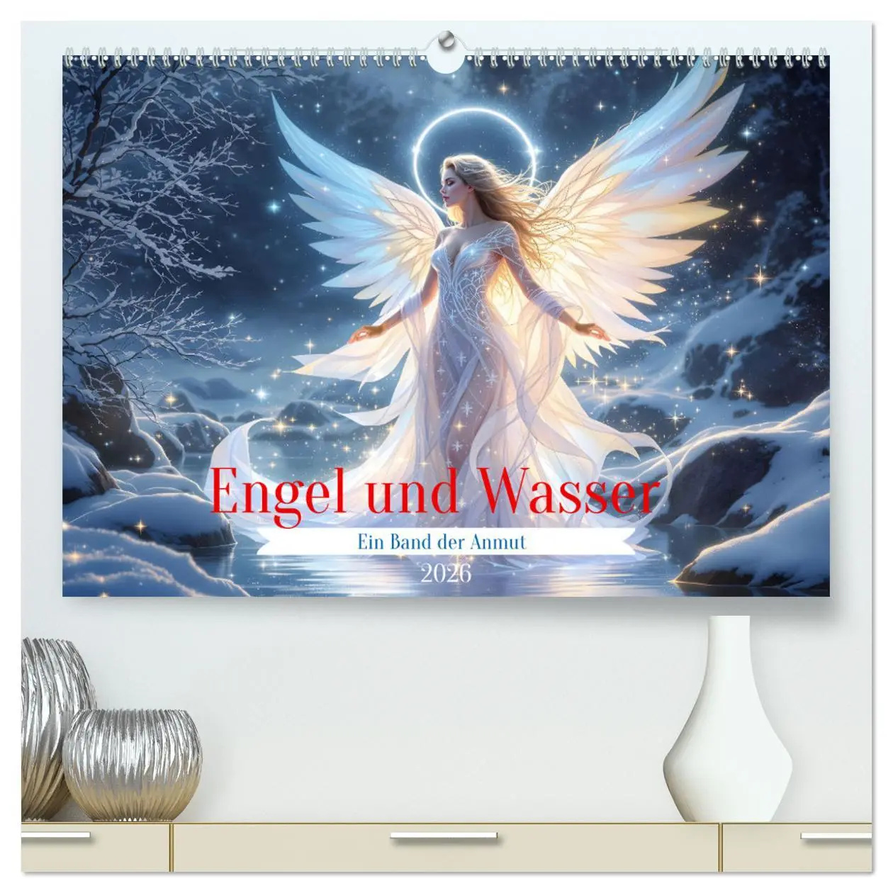 Cover: 9783457249468 | Engel und Wasser - Ein Band der Anmut (hochwertiger Premium...