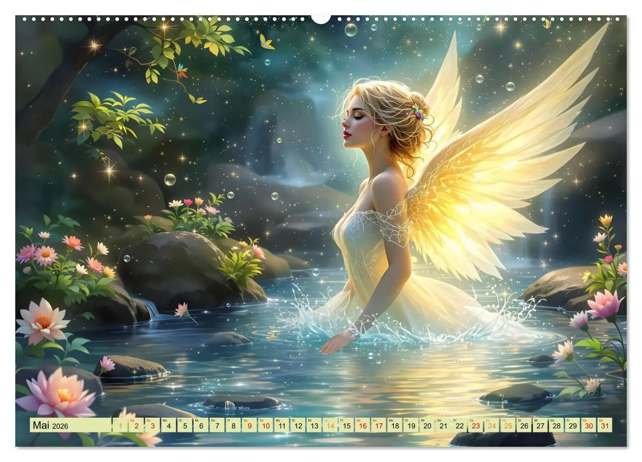 Bild: 9783457249468 | Engel und Wasser - Ein Band der Anmut (hochwertiger Premium...
