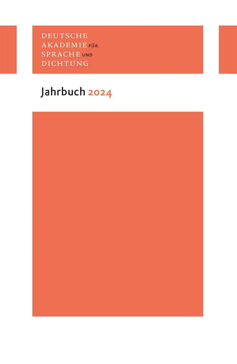 Cover: 9783835359468 | Jahrbuch der Deutschen Akademie für Sprache und Dichtung 2024 | Buch