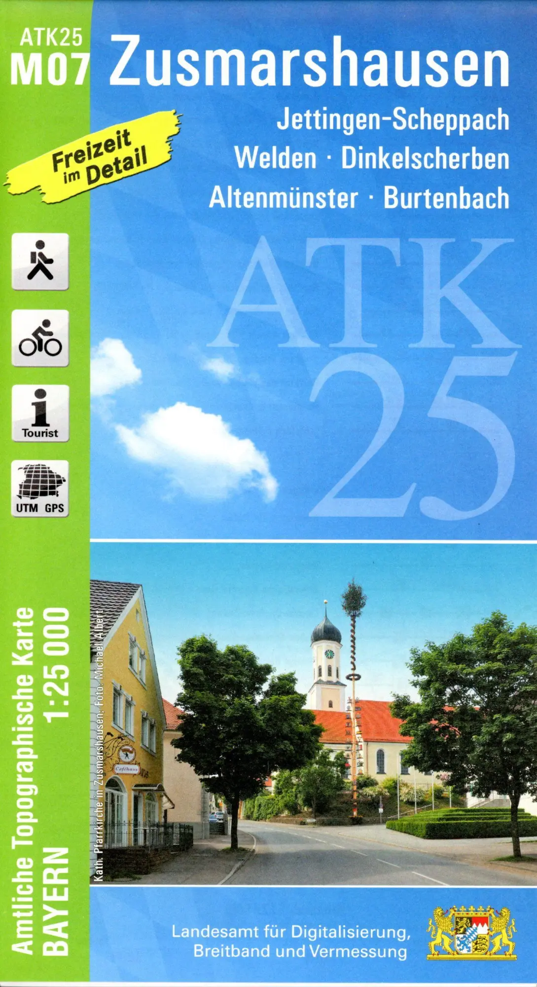 Cover: 9783899339468 | Zusmarshausen 1:25 000 | Digitalisierung | (Land-)Karte | Deutsch