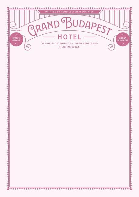 Cover: 9781916349568 | Grand Budapest Hotel: Fictional Hotel Notepad Set | Taschenbuch | 2020